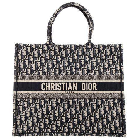 blue christian dior tote bag|Christian Dior canvas bag price.